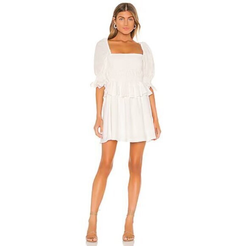 LPA x Revolve Vivia Dress In White M Like New